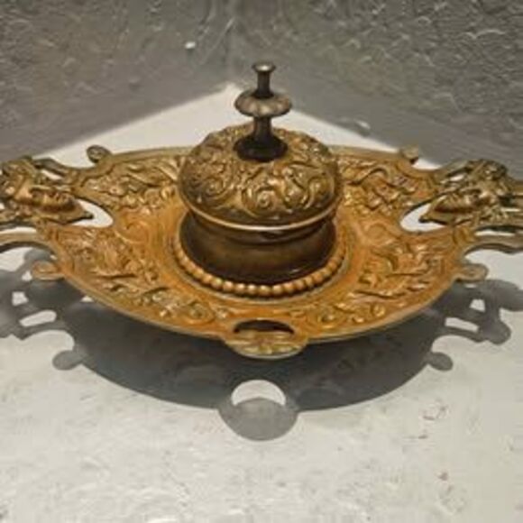 Other - Brass Inkwell Baroque